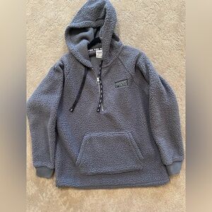 PINK Victoria's Secret Gray Hooded Sweater